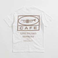 Skateboard Cafe 45 T-Shirt - White / Coffee thumbnail