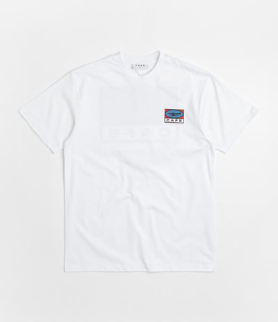 Skateboard Cafe 45 T-Shirt - White / Red