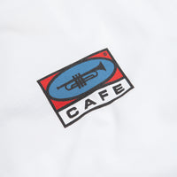 Skateboard Cafe 45 T-Shirt - White / Red thumbnail