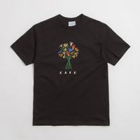 Skateboard Cafe Bouquet T-Shirt - Black thumbnail