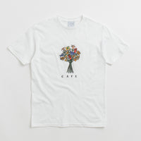 Skateboard Cafe Bouquet T-Shirt - White / White thumbnail