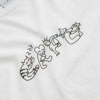 Skateboard Cafe Buddy T-Shirt - White thumbnail