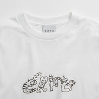 Skateboard Cafe Buddy T-Shirt - White thumbnail