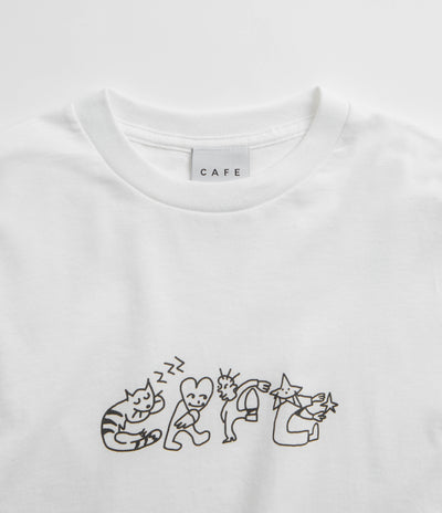 Skateboard Cafe Buddy T-Shirt - White