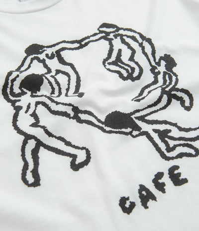 Skateboard Cafe Dance Circle T-Shirt - White