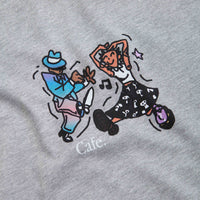 Skateboard Cafe Dancing T-Shirt - Heather Grey thumbnail