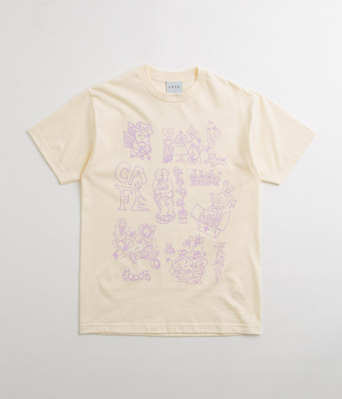 Skateboard Cafe Ethan T-Shirt - Cream