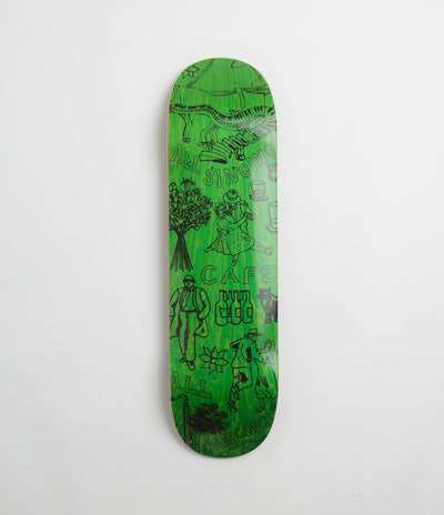 Skateboard Cafe Gaurab Sketches C2 Shape Deck - Green - 8.5"