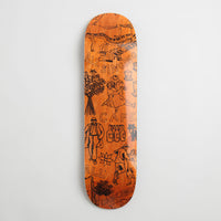 Skateboard Cafe Gaurab Sketches C2 Shape Deck - Orange - 8.25" thumbnail