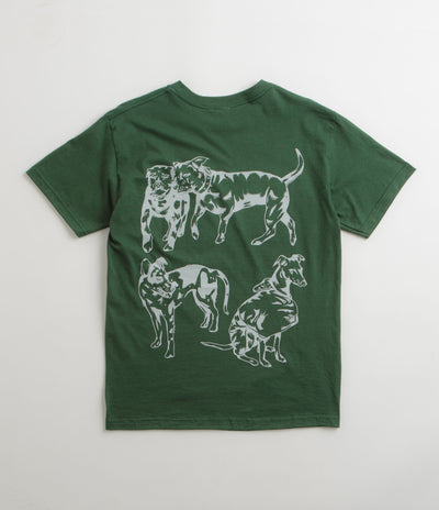 Skateboard Cafe Pooch T-Shirt - Forest Green