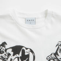 Skateboard Cafe Pooch T-Shirt - White thumbnail