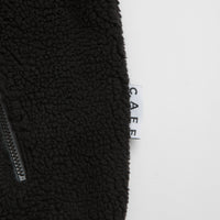 Skateboard Cafe Sherpa Fleece Hoodie - Black thumbnail