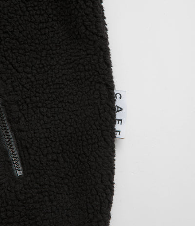 Skateboard Cafe Sherpa Fleece Hoodie - Black