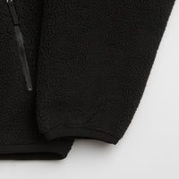 Skateboard Cafe Sherpa Fleece Hoodie - Black thumbnail