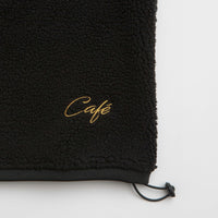 Skateboard Cafe Sherpa Fleece Vest - Black thumbnail