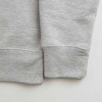 Skateboard Cafe Suit Embroidered Crewneck Sweatshirt - Heather Grey thumbnail