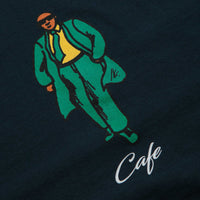 Skateboard Cafe Suited T-Shirt - Navy thumbnail