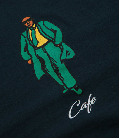 Skateboard Cafe Suited T-Shirt - Navy