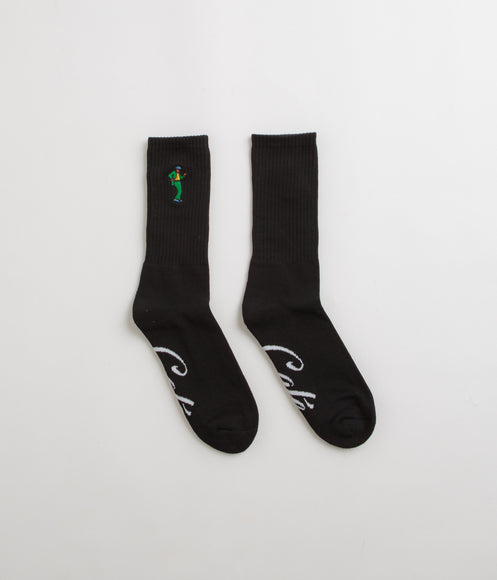 Skateboard Cafe Swing Socks - Black