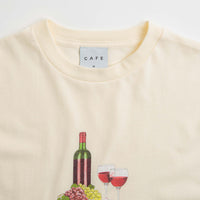 Skateboard Cafe Vino T-Shirt - Cream thumbnail