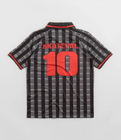 SkatePal Anniversary Football Shirt - Black / Red