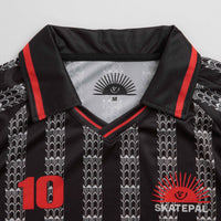 SkatePal Anniversary Football Shirt - Black / Red thumbnail