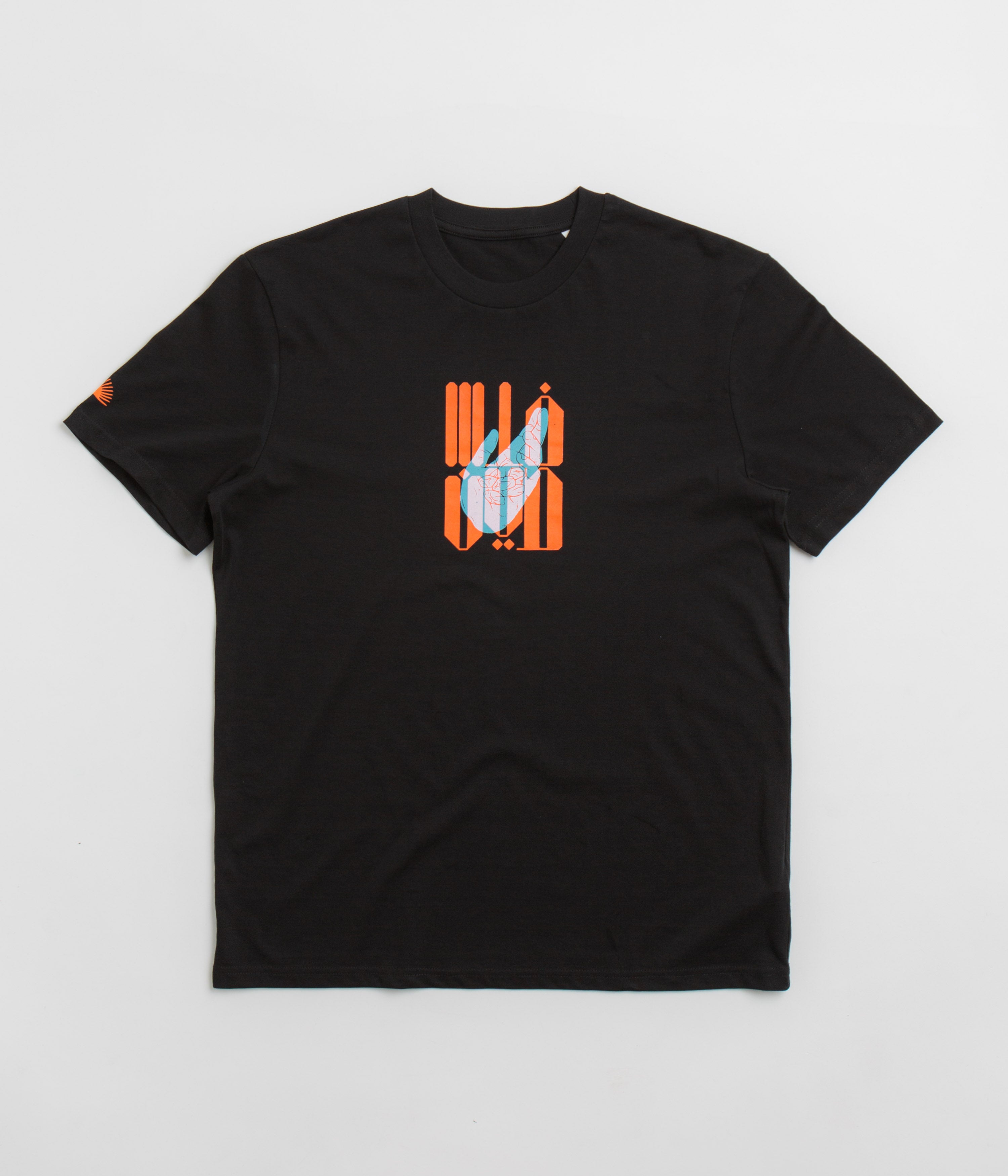 Bronze 56K Varsity Arc T-Shirt - Black | Flatspot