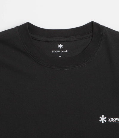 Snow Peak Chest Logo T-Shirt - Black