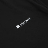 Snow Peak Chest Logo T-Shirt - Black thumbnail