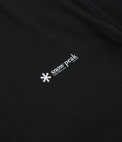 Snow Peak Chest Logo T-Shirt - Black