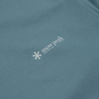 Snow Peak Chest Logo T-Shirt - Blue thumbnail