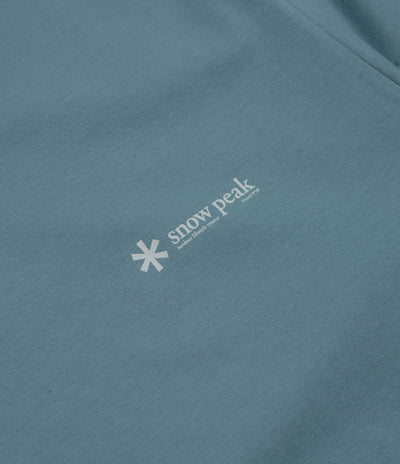 Snow Peak Chest Logo T-Shirt - Blue