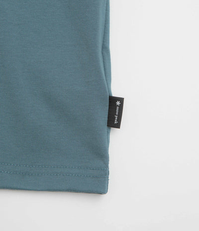 Snow Peak Chest Logo T-Shirt - Blue