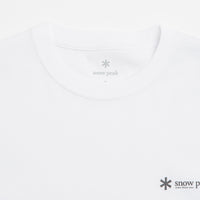 Snow Peak Chest Logo T-Shirt - White thumbnail