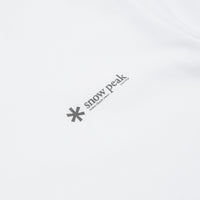 Snow Peak Chest Logo T-Shirt - White thumbnail