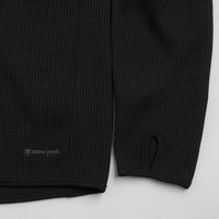 Snow Peak Dry Waffle Hoodie - Black thumbnail