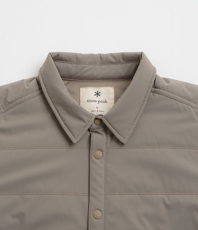 Snow Peak Flexible Insulated Shirt - Khaki