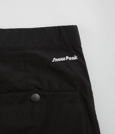 Snow Peak Light Mountain Cloth Pants - Black