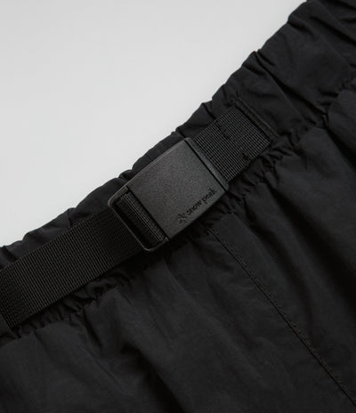 Snow Peak Nylon Tussah 2Way Shorts - Black