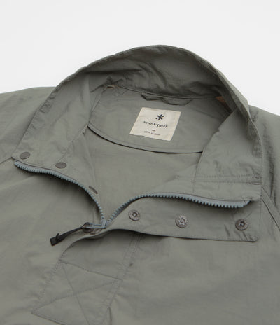 Snow Peak Nylon Tussah Anorak - Light Olive