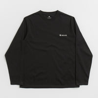 Snow Peak Onepoint Logo Long Sleeve T-Shirt - Black thumbnail