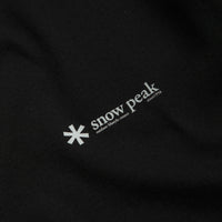 Snow Peak Onepoint Logo Long Sleeve T-Shirt - Black thumbnail