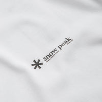 Snow Peak Onepoint Logo Long Sleeve T-Shirt - White thumbnail