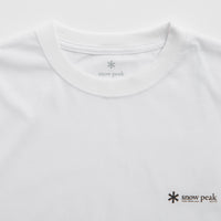 Snow Peak Onepoint Logo Long Sleeve T-Shirt - White thumbnail