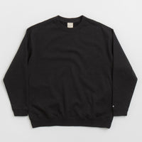 Snow Peak Recycled Cotton Crewneck Sweatshirt - Black thumbnail