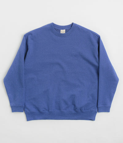 Snow Peak Recycled Cotton Crewneck Sweatshirt - Blue