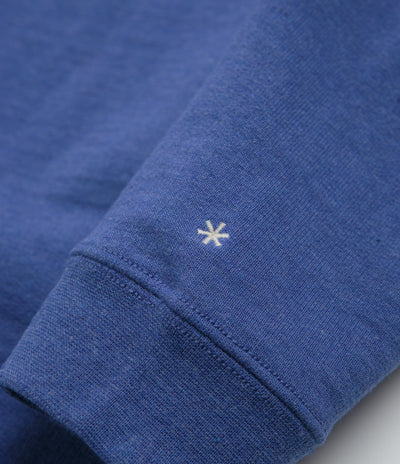 Snow Peak Recycled Cotton Crewneck Sweatshirt - Blue