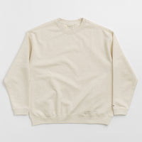 Snow Peak Recycled Cotton Crewneck Sweatshirt - Oatmeal thumbnail