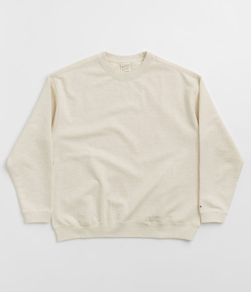 Snow Peak Recycled Cotton Crewneck Sweatshirt - Oatmeal