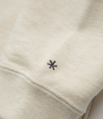 Snow Peak Recycled Cotton Crewneck Sweatshirt - Oatmeal